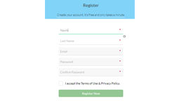 Curdweb Registration Form Version 1.1